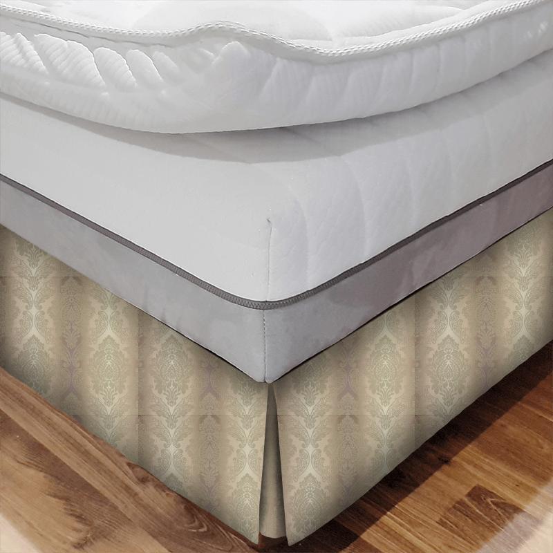 Clarke and Clarke Palladio Ornato Natural Bed Base Valance