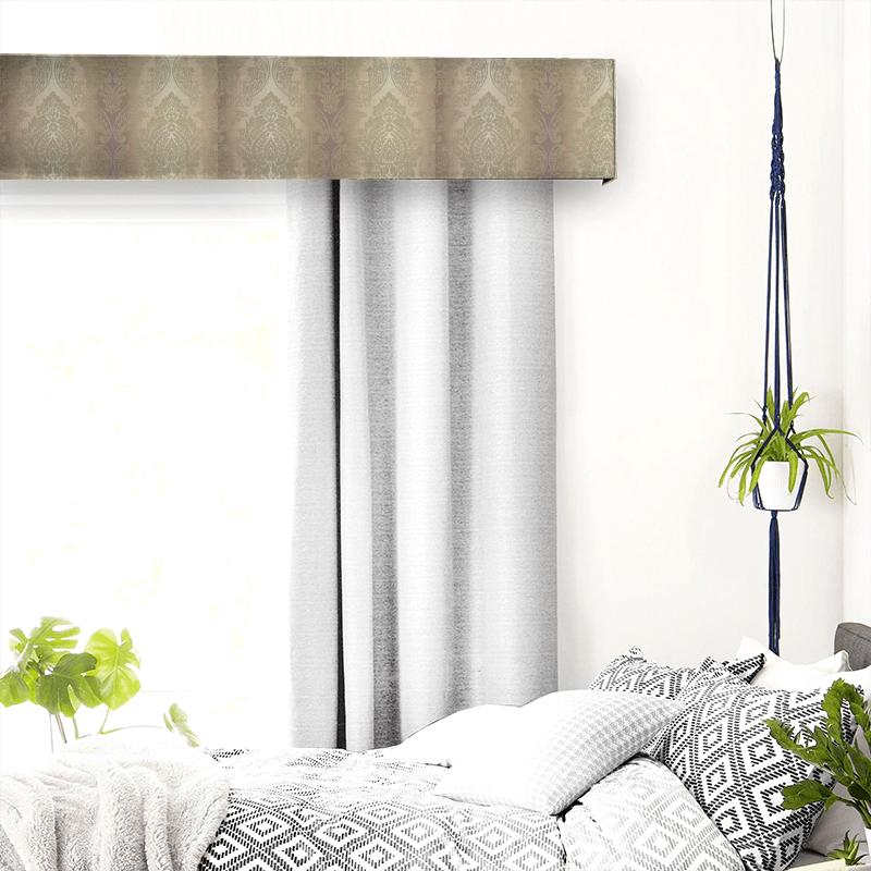Clarke and Clarke Palladio Ornato Natural Pelmet