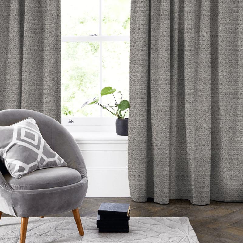 Beauvoir Charcoal Made To Measure Curtain Clarke and Clarke Latour Beauvoir Charcoal Made To Measure Curtain