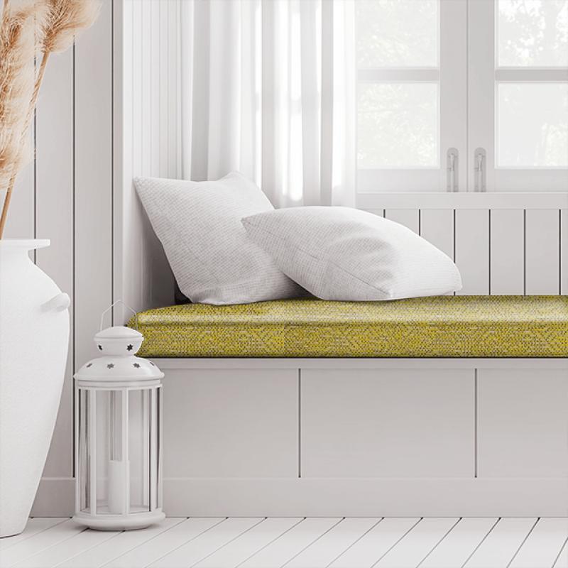 Clarke and Clarke Latour Beauvoir Citrus Box Cushion