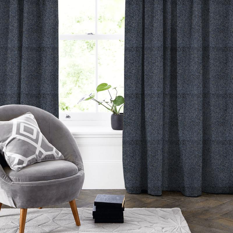 Clarke and Clarke Latour Beauvoir Indigo Made To Measure Curtain