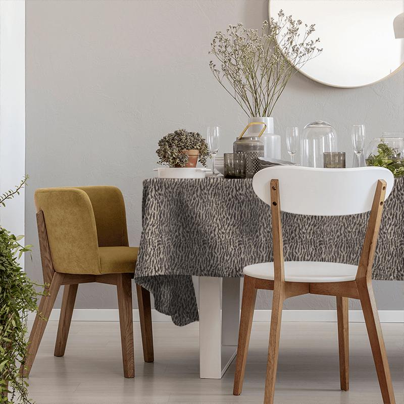 Clarke and Clarke Latour Gautier Espresso Tablecloth
