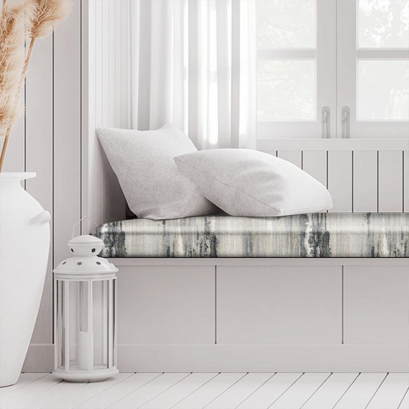 Clarke and Clarke Latour Latour Charcoal Box Cushion