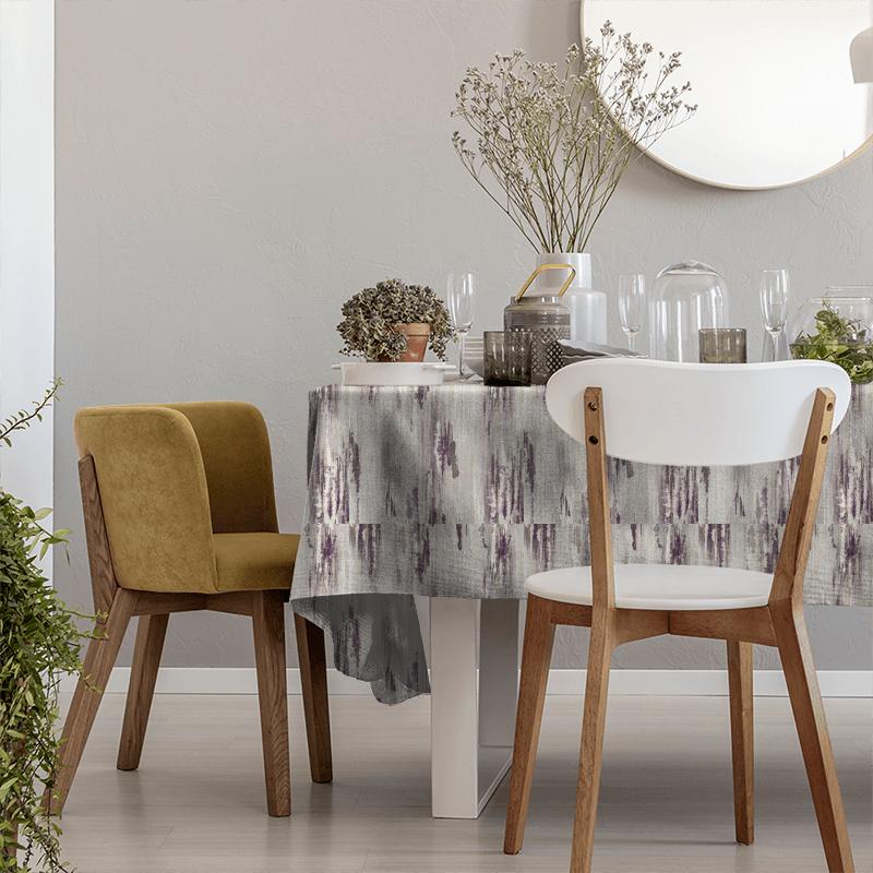Clarke and Clarke Latour Latour Damson Tablecloth