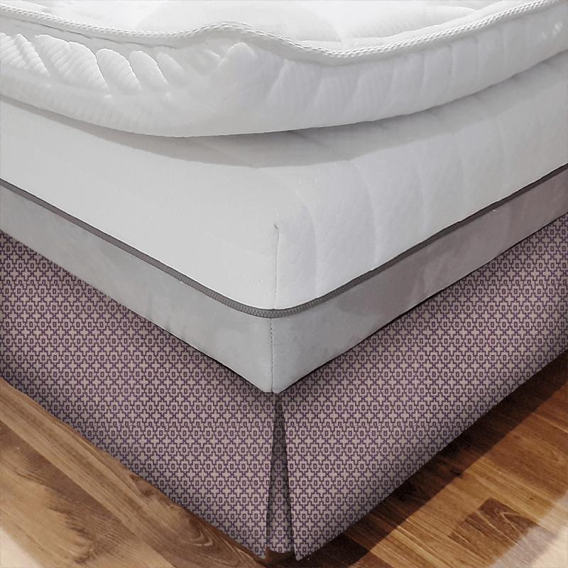 Clarke and Clarke Latour Mansour Damson Bed Base Valance