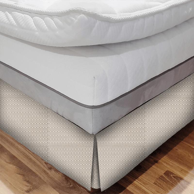 Clarke and Clarke Latour Mansour Taupe Bed Base Valance