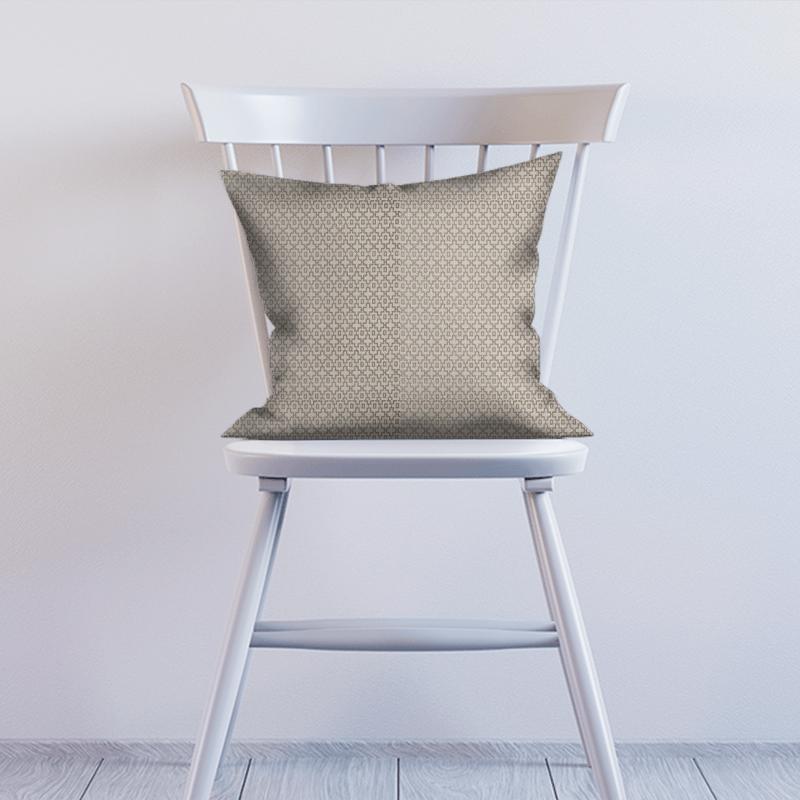 Clarke and Clarke Latour Mansour Taupe Cushion