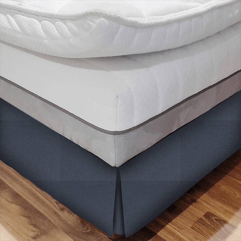 Clarke and Clarke Highlander Highlander Navy Bed Base Valance