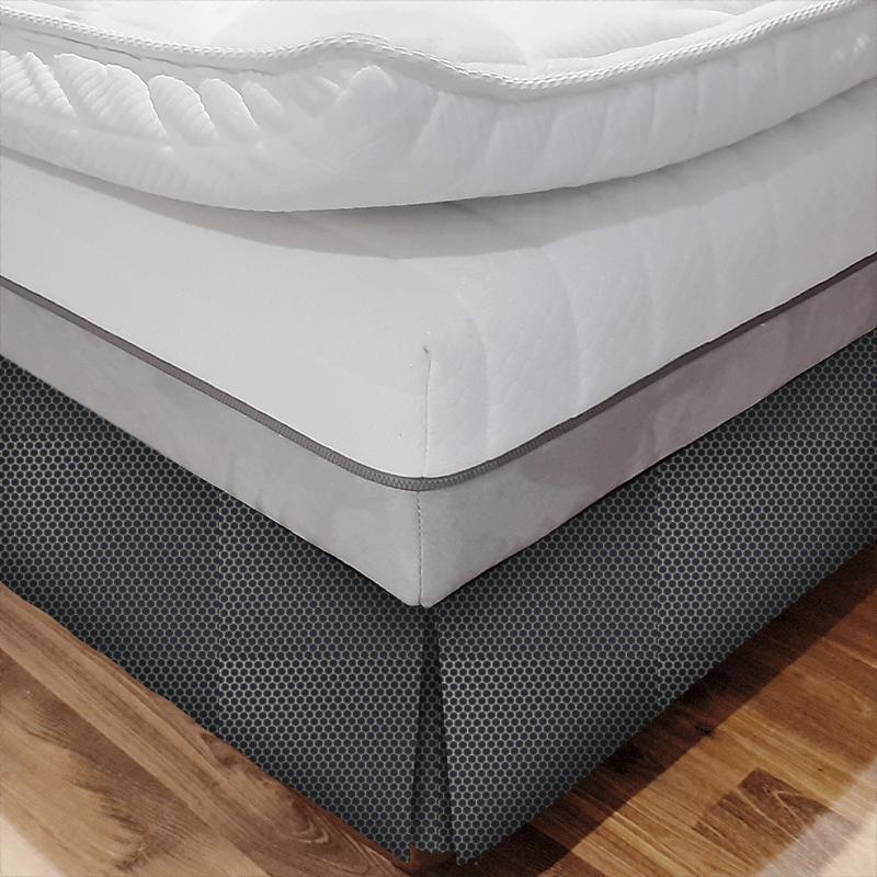 Clarke and Clarke Imperiale Duomo Ebony Bed Base Valance