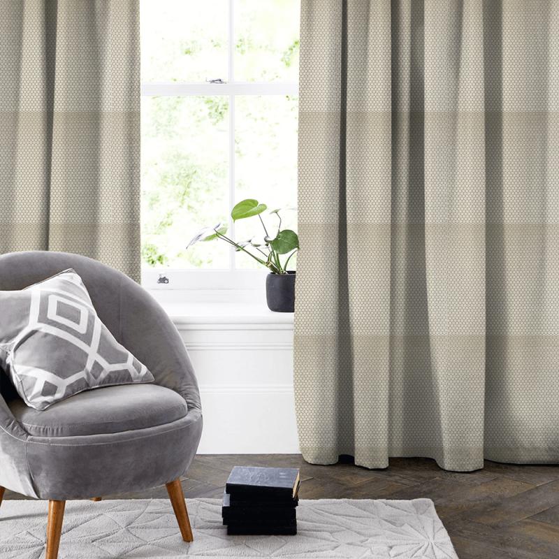 Clarke and Clarke Imperiale Duomo Ivory Made To Measure Curtain