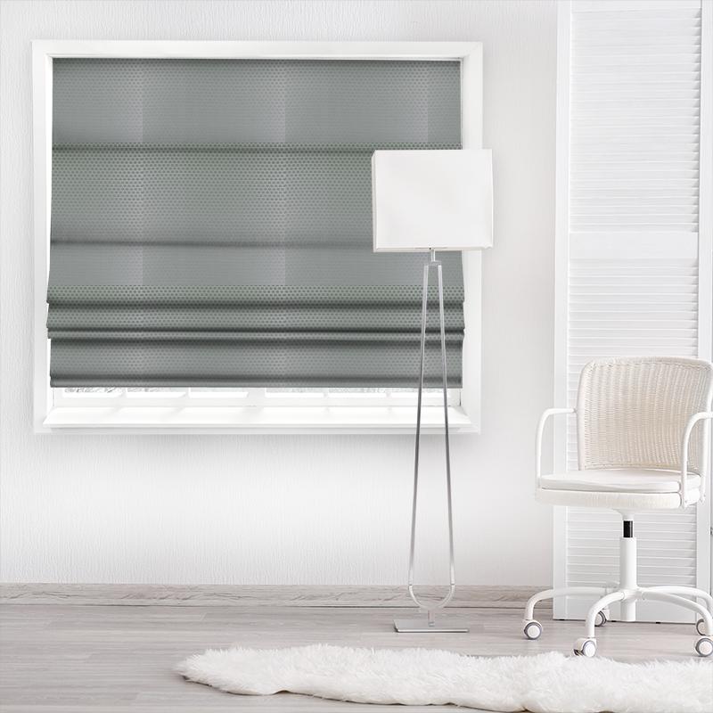 Clarke and Clarke Imperiale Duomo Mineral Made To Measure Roman Blind