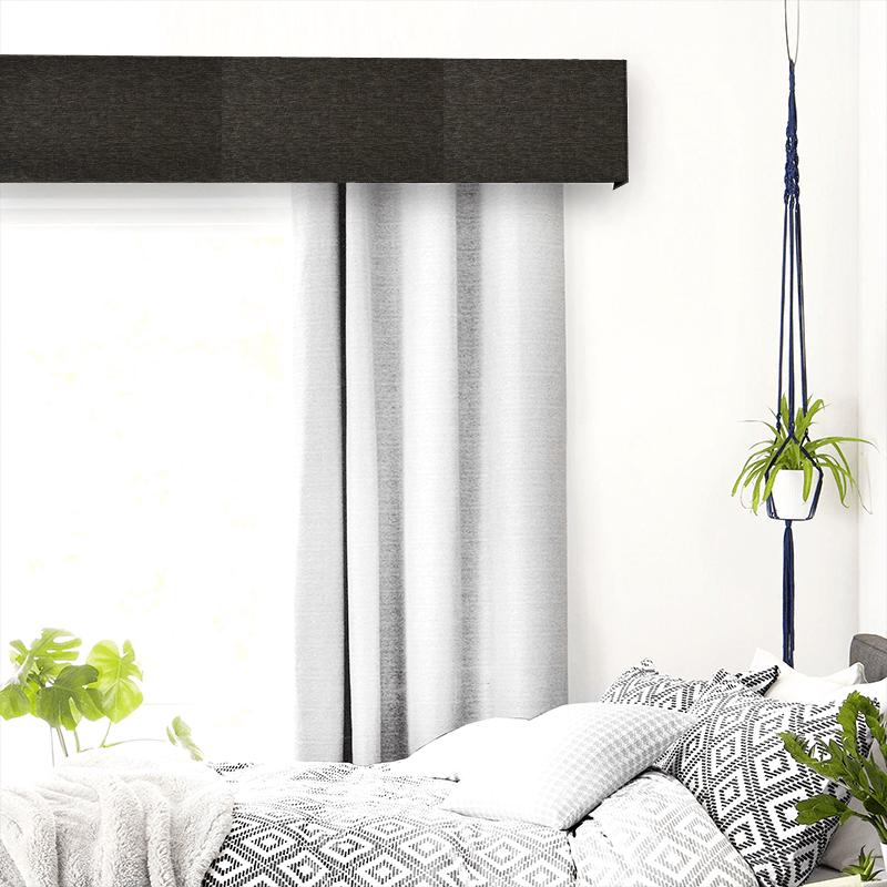 Clarke and Clarke Imperiale Lucania Ebony Pelmet