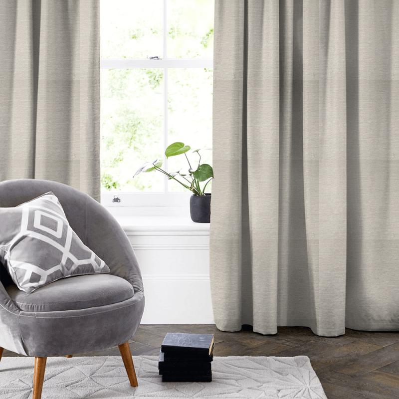 Clarke and Clarke Imperiale Lucania Ivory Made To Measure Curtain