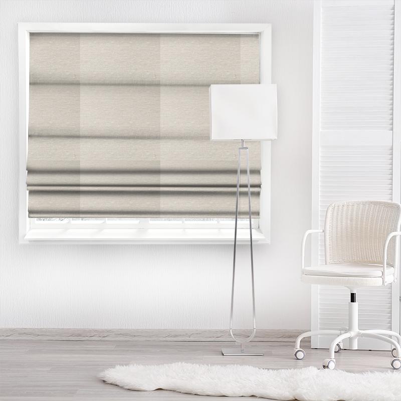 Clarke and Clarke Imperiale Lucania Ivory Made To Measure Roman Blind