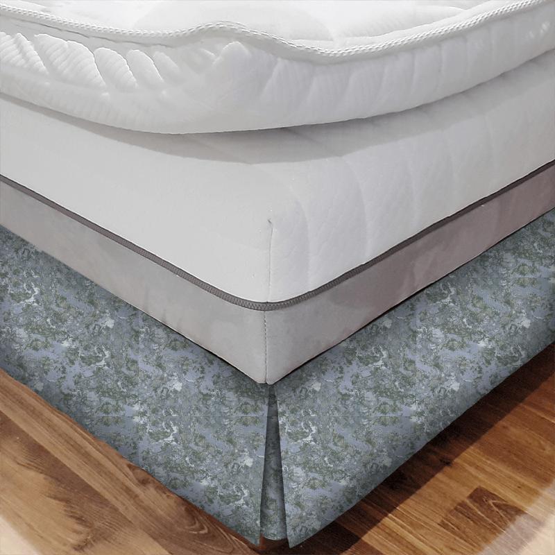 Clarke and Clarke Imperiale Marmo Chicory Bed Base Valance