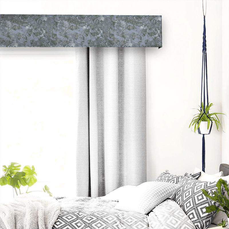Clarke and Clarke Imperiale Marmo Chicory Pelmet