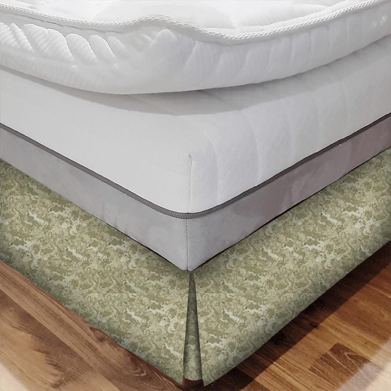 Clarke and Clarke Imperiale Marmo Ivory Bed Base Valance