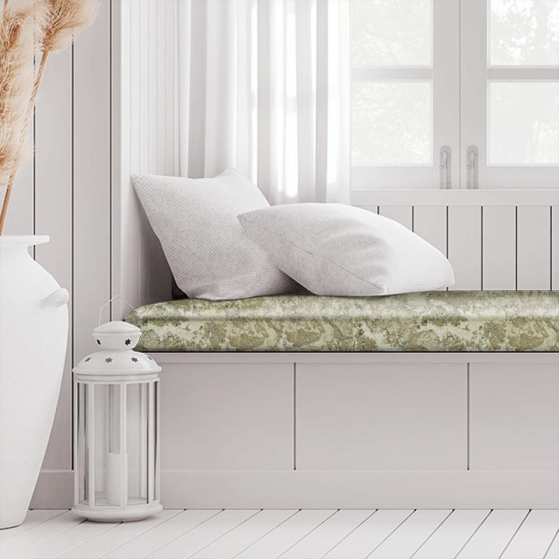 Clarke and Clarke Imperiale Marmo Ivory Box Cushion