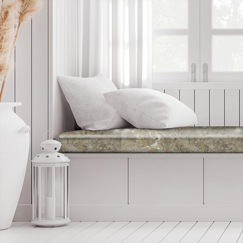Clarke and Clarke Imperiale Marmo Linen Box Cushion