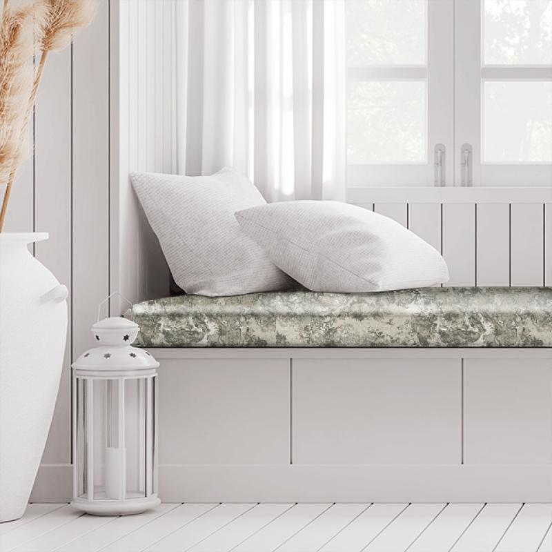 Clarke and Clarke Imperiale Marmo Taupe Box Cushion