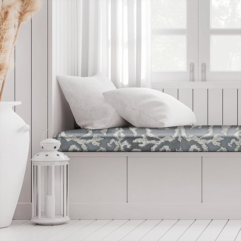 Clarke and Clarke Imperiale Otranto Chicory Box Cushion
