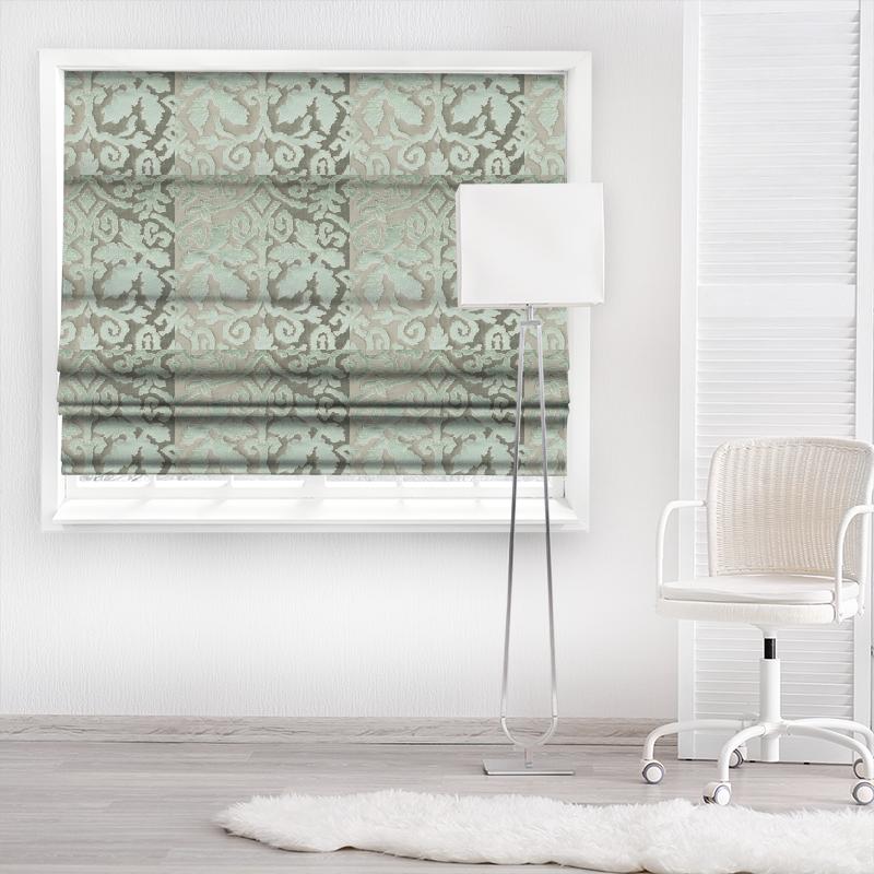 Clarke and Clarke Imperiale Otranto Mineral Made To Measure Roman Blind