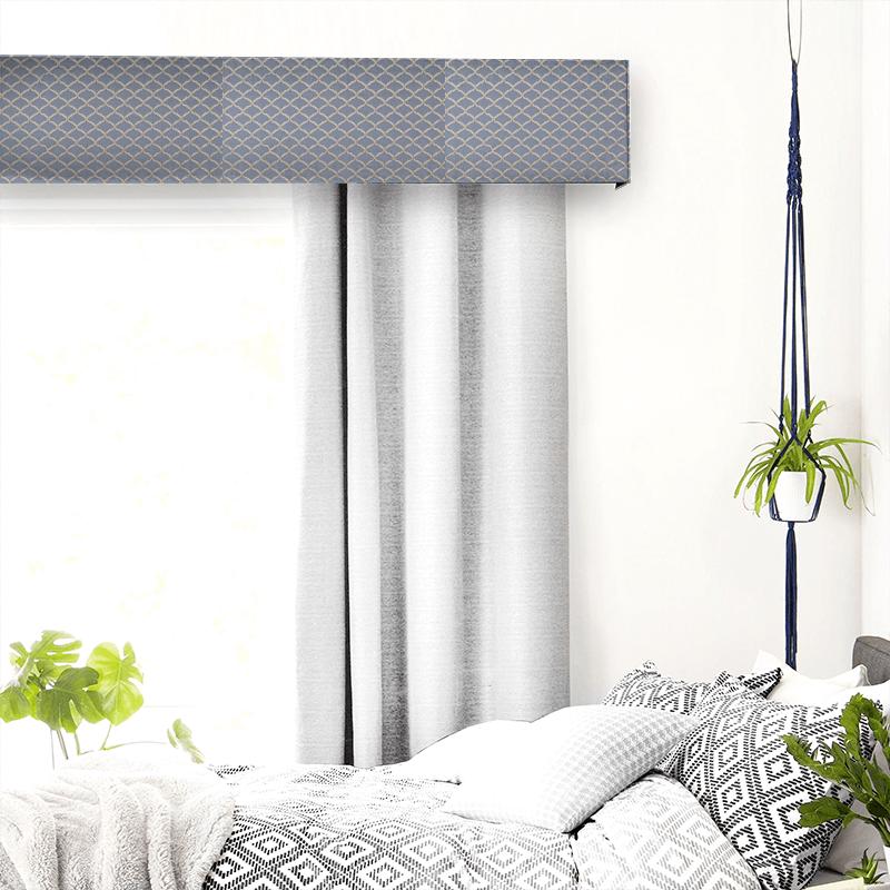 Clarke and Clarke Imperiale Reggio Chicory Pelmet