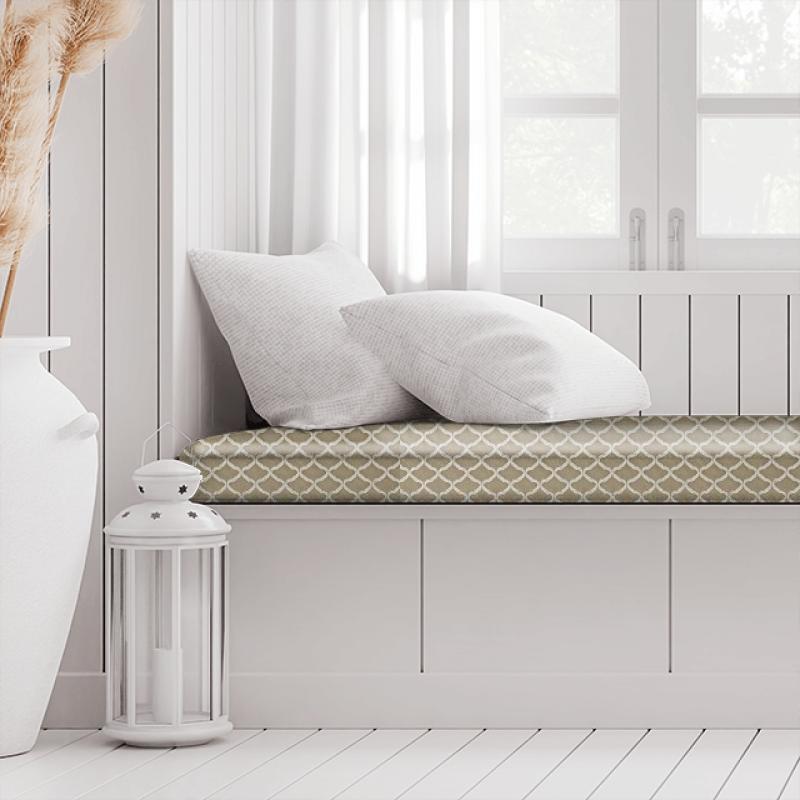 Clarke and Clarke Imperiale Reggio Linen Box Cushion