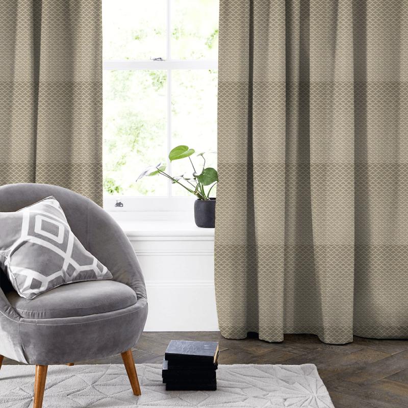 Clarke and Clarke Imperiale Reggio Linen Made To Measure Curtain