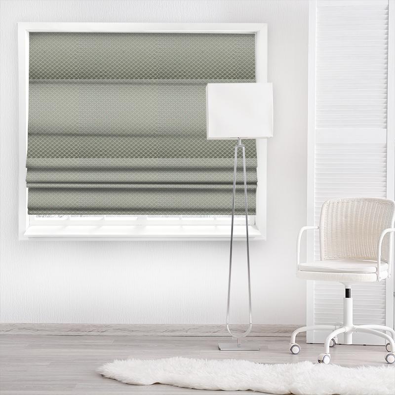 Clarke and Clarke Imperiale Reggio Mineral Made To Measure Roman Blind