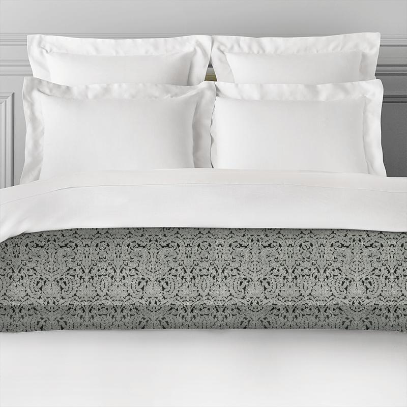 Clarke and Clarke Black & White Bw1020 Black / White Bed Runner