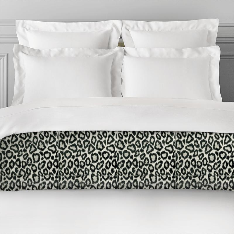 Clarke and Clarke Black & White Bw1039 Black / White Bed Runner