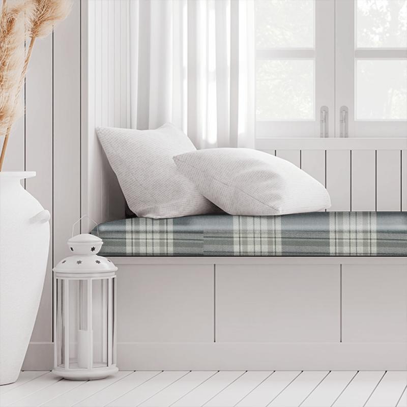 Clarke and Clarke Glenmore Glenmore Flannel Box Cushion
