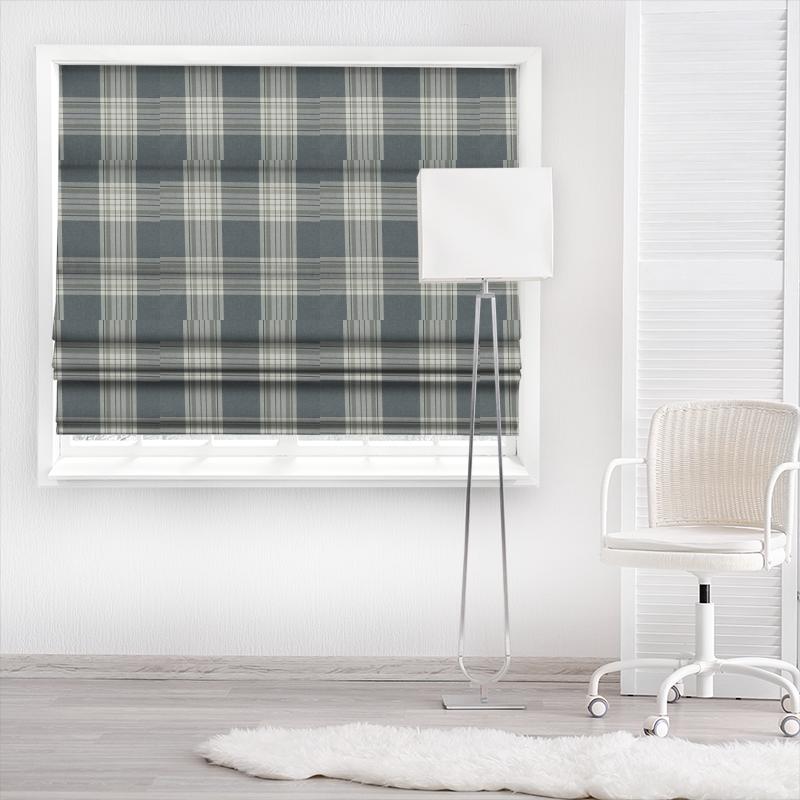 Clarke and Clarke Glenmore Glenmore Flannel Made To Measure Roman Blind