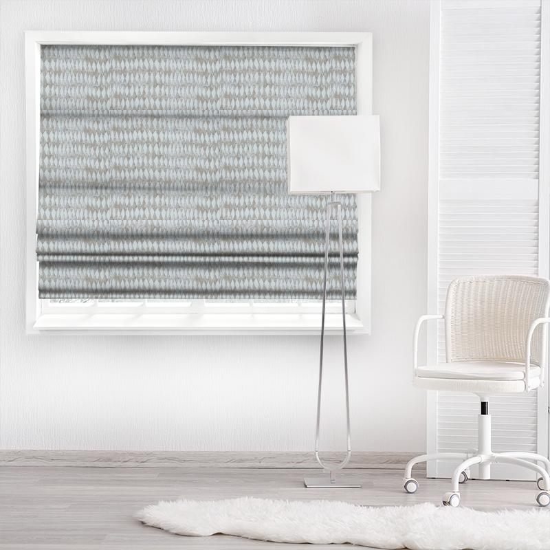 Clarke and Clarke Amara Amara Natural Made To Measure Roman Blind