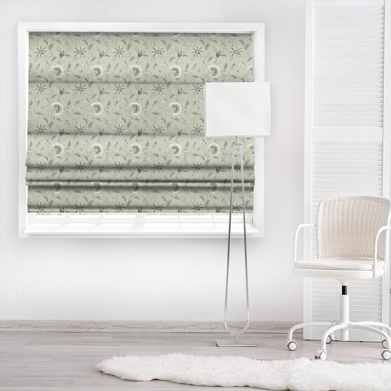 Delamere Natural Made To Measure Roman Blind Clarke and Clarke Halcyon Delamere Natural Made To Measure Roman Blind