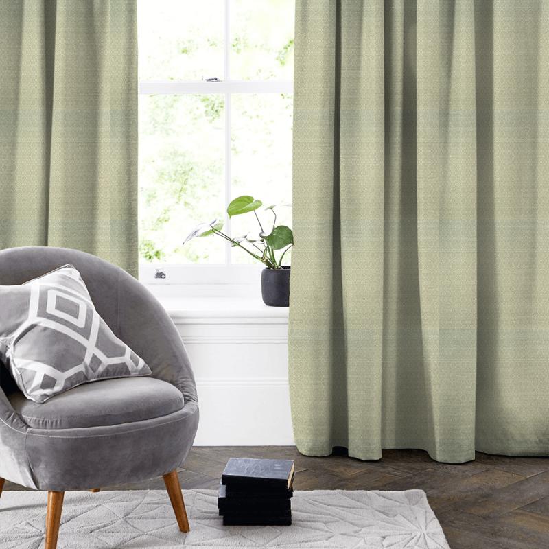 Clarke and Clarke Halcyon Hampstead Natural Made To Measure Curtain