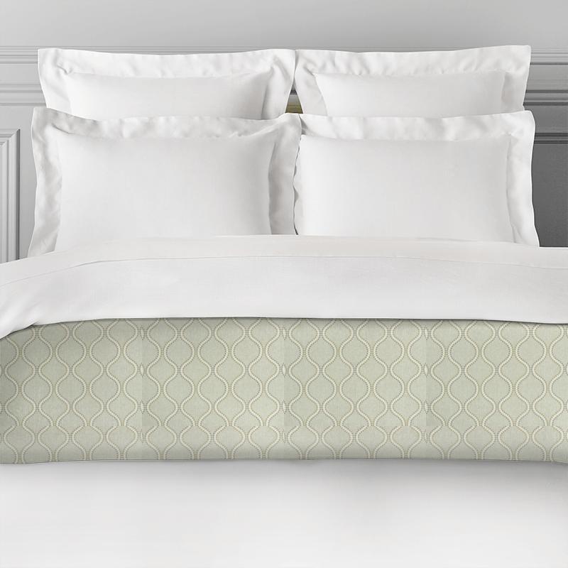 Clarke and Clarke Halcyon Layton Chartreuse Bed Runner
