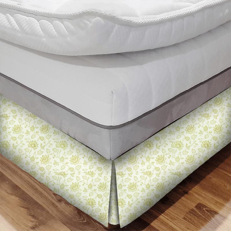 Clarke and Clarke Halcyon Liliana Apple Bed Base Valance