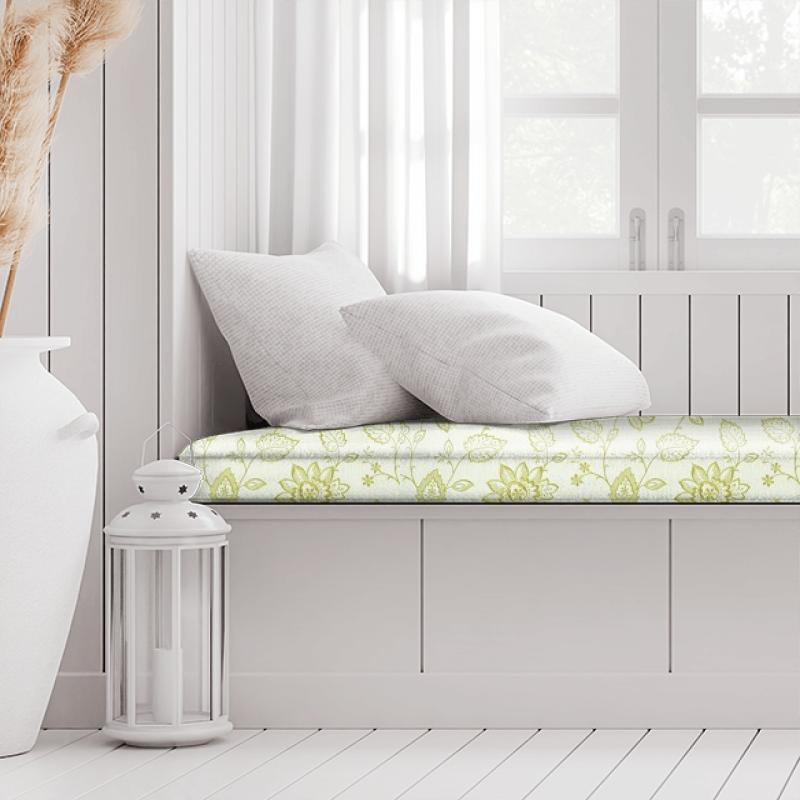 Clarke and Clarke Halcyon Liliana Apple Box Cushion