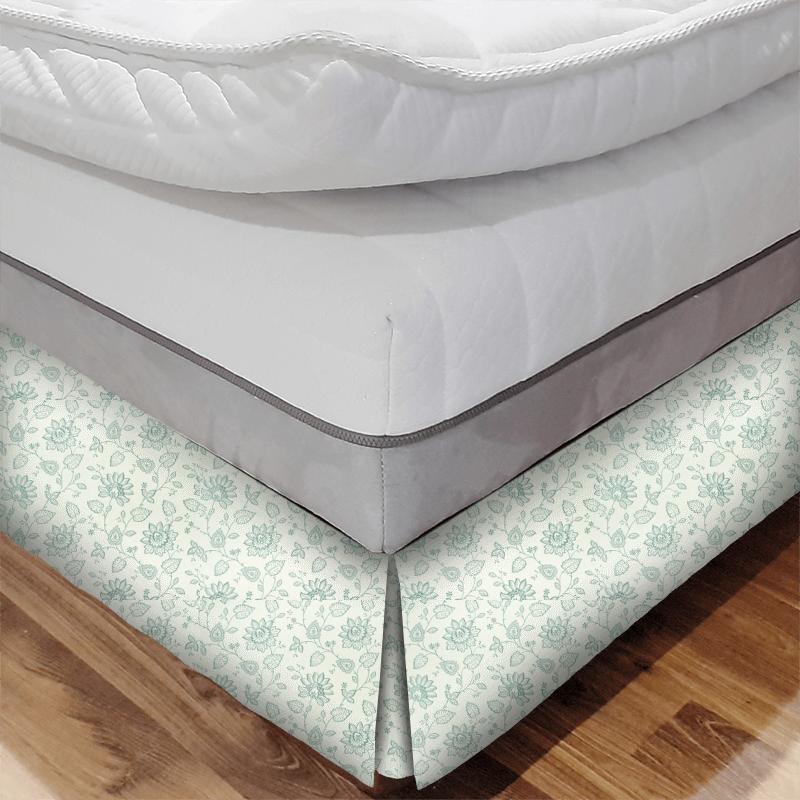 Clarke and Clarke Halcyon Liliana Duckegg Bed Base Valance