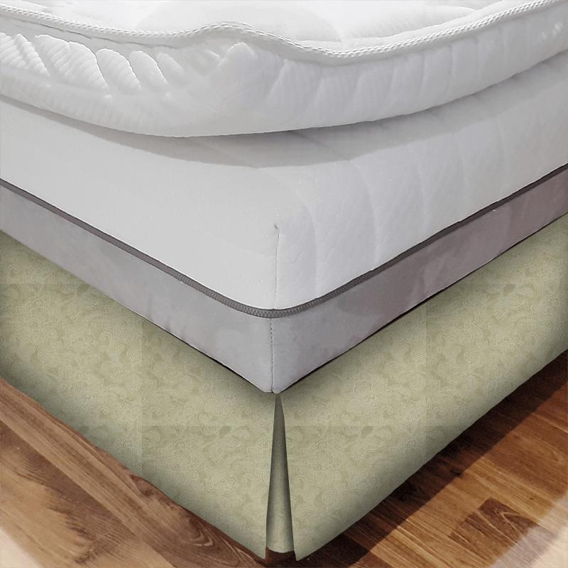 Clarke and Clarke Castle Garden Cranbrook Linen Bed Base Valance