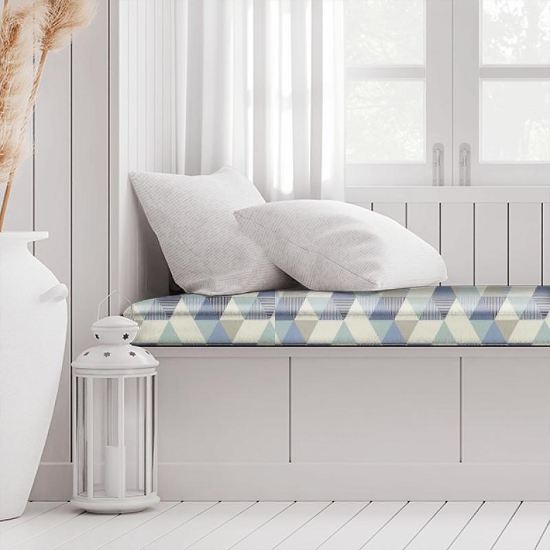 Studio G Graphica Brio Denim Box Cushion