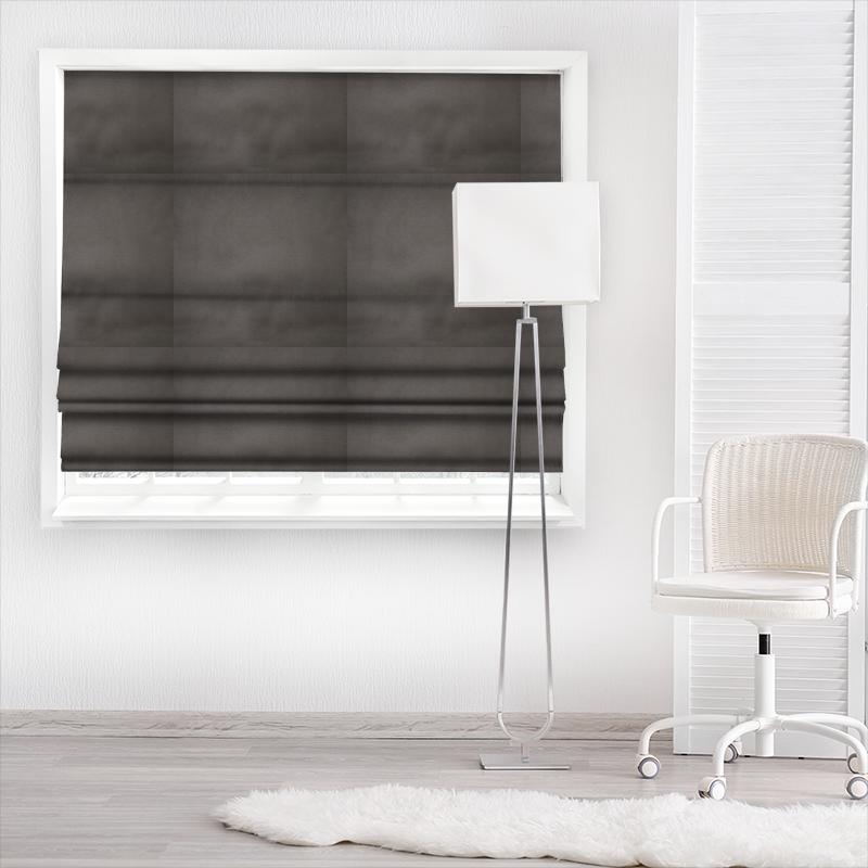 Ashley Wilde Alaska Alaska Grey Made To Measure Roman Blind