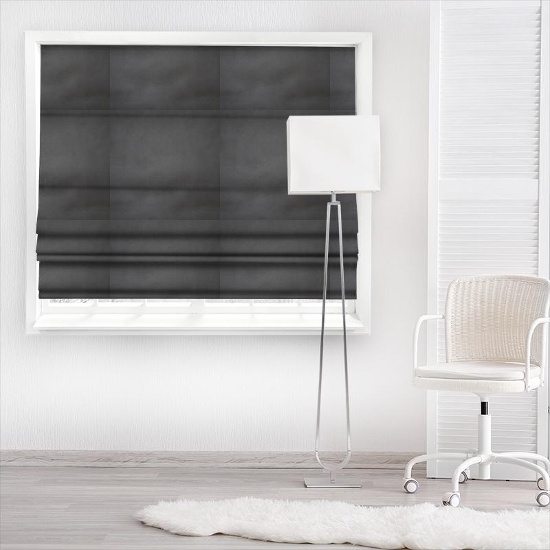 Ashley Wilde Alaska Alaska Slate Made To Measure Roman Blind