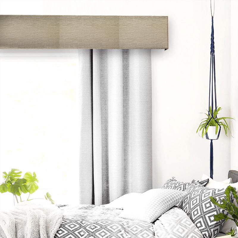 Ashley Wilde Textures Glint Champagne Pelmet