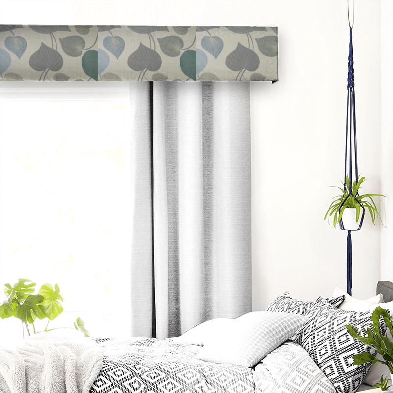 Voyage Decoration Diffusion Weaves Barrington Duck Egg Pelmet
