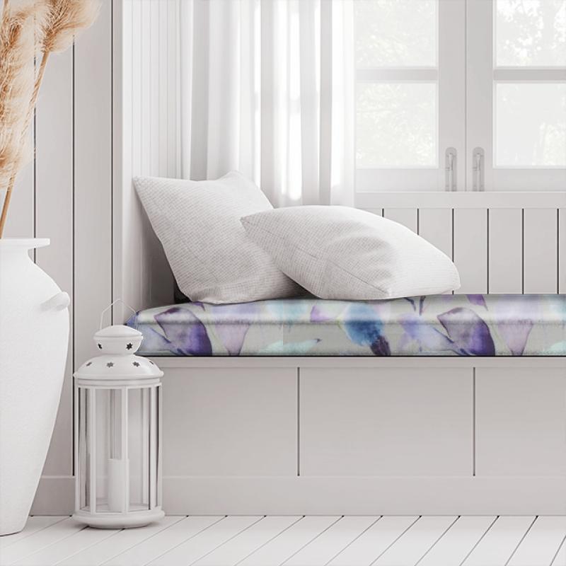 Voyage Decoration Diffusion Brympton Heather Stone Box Cushion