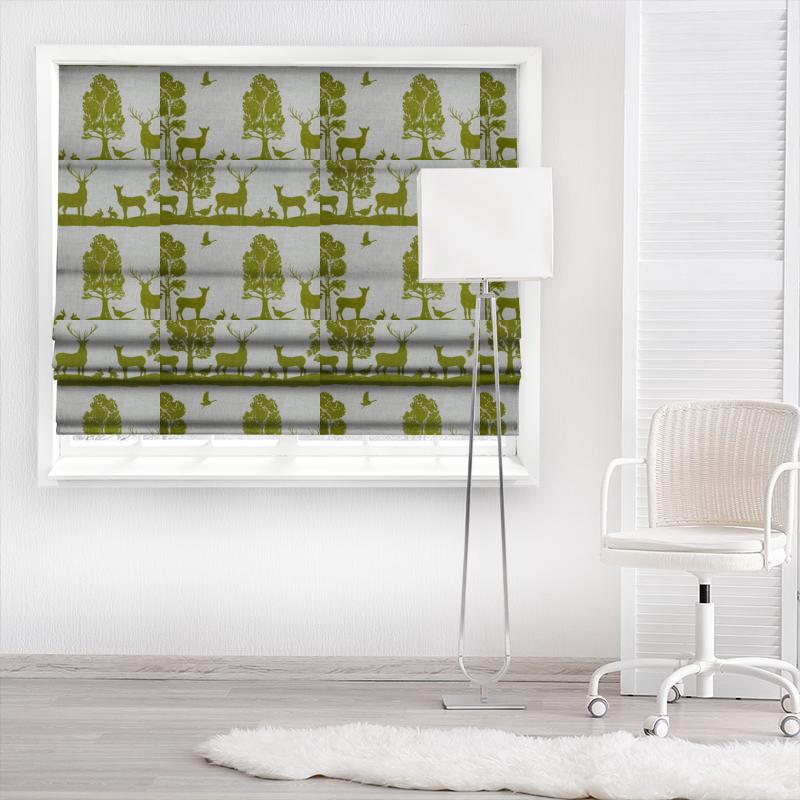Voyage Decoration Country Book Cairngorms Meadow Made To Measure Roman Blind