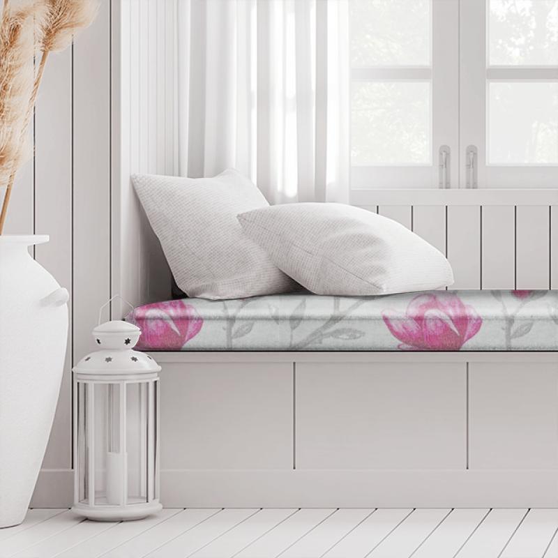 Chatsworth Peony Box Cushion Voyage Decoration Diffusion Weaves Chatsworth Peony Box Cushion